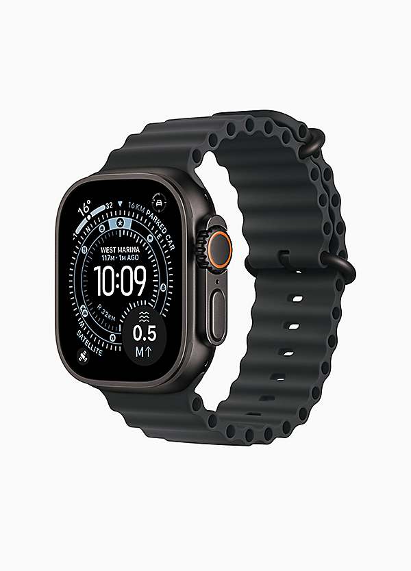 Apple Watch Ultra 3 GPS + Cellular 49mm Black Titanium Case with